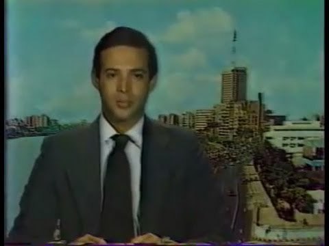فيديو نادر جدا - النشرة الاخبارية المصرية بعد اغتيال السادات