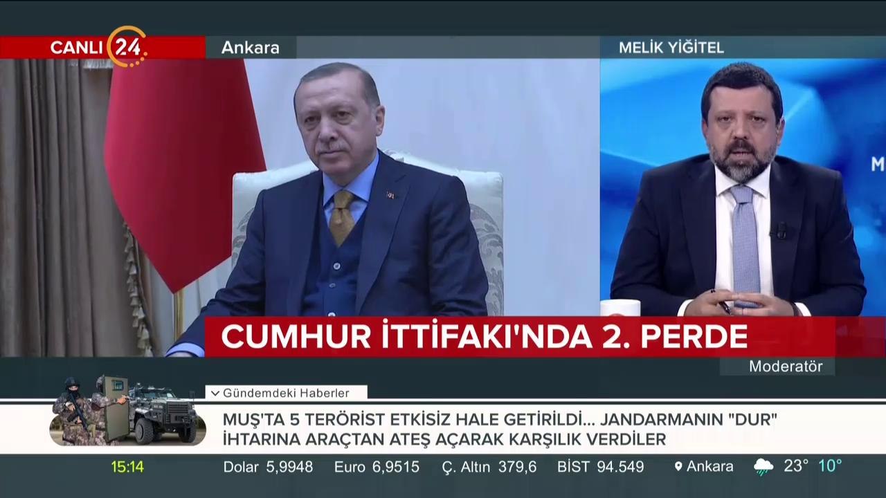 Erdoğan-Bahçeli görüşmesi