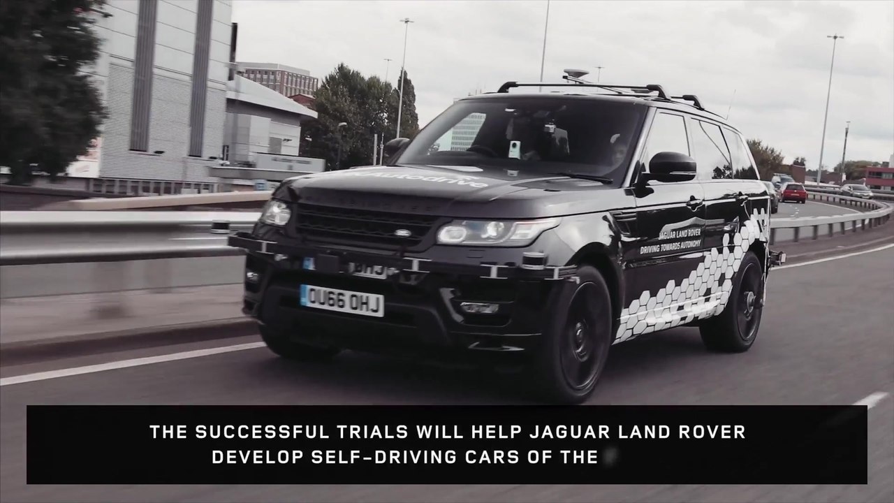 Self Driving Range Rover Sport Land Rover video Dailymotion