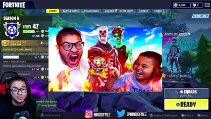 SURPRISING THE SQUAD WITH SKULL TROOPERS! OG SQUAD DOMINATES FORTNITE BATTLE ROYALE! SKULL RANGER!!