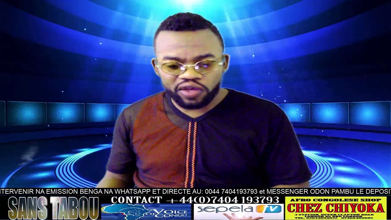 Sans Tabou : Odon Pambu face na diaspora biso ba Congolais nde toza probleme pona RDC