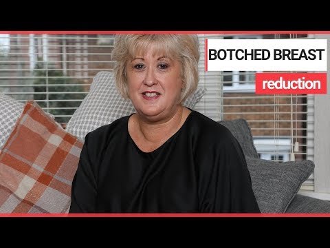 Mum suing surgeon after botched boob reduction | SWNS TV