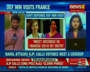 Rahul Gandhi slams Nirmala Sitharaman's visit to France