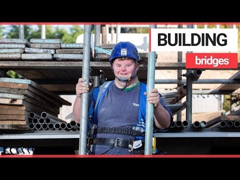 Down's Syndrome lad giving job of his 'dreams' as apprentice scaffolder | SWNS TV