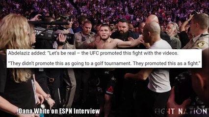 Dana White indirectly roasts Abdelaziz Putin very proud of Khabib Holloway reveals depression