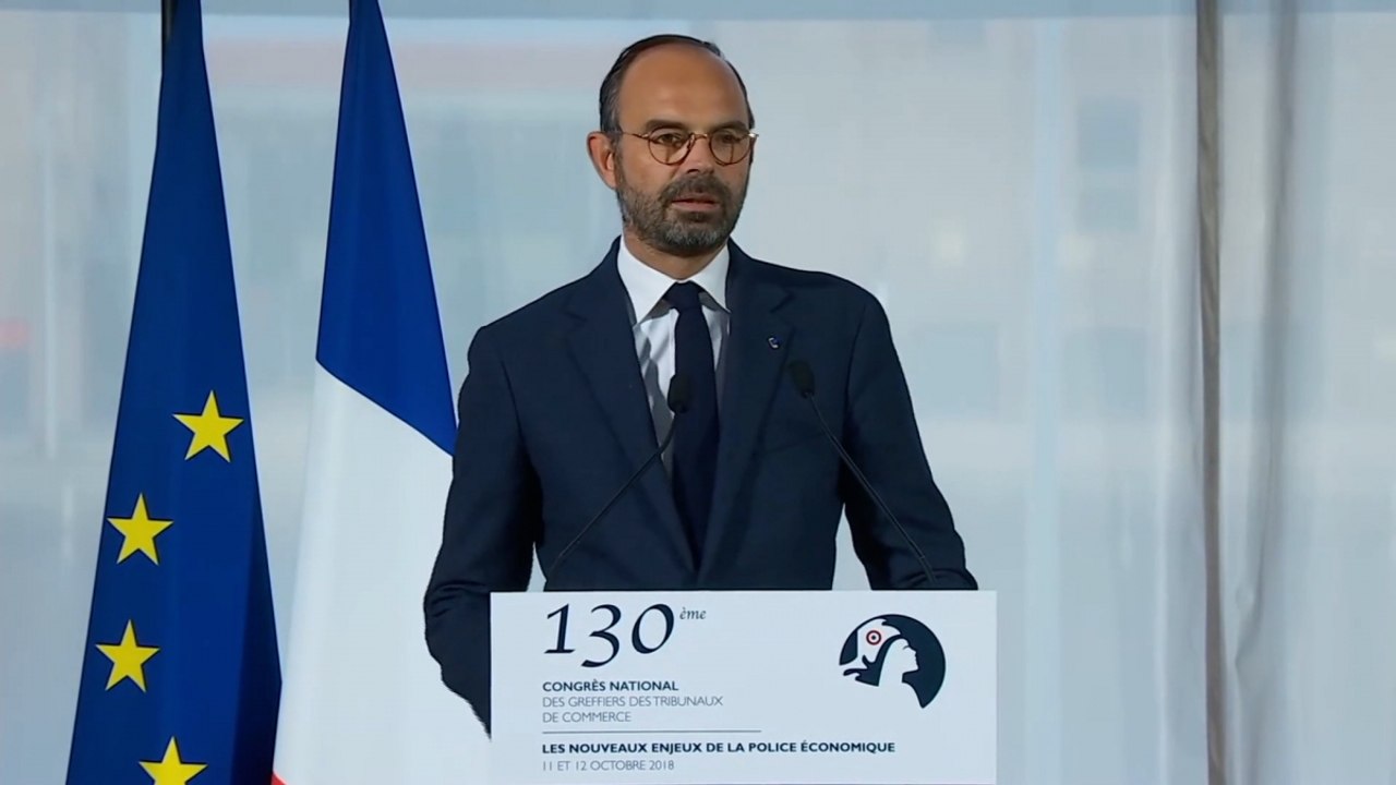 Edouard Philippe au Congrès des greffiers des tribunaux de commerce