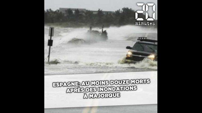 Espagne: Au moins douze morts après des inondations à Majorque