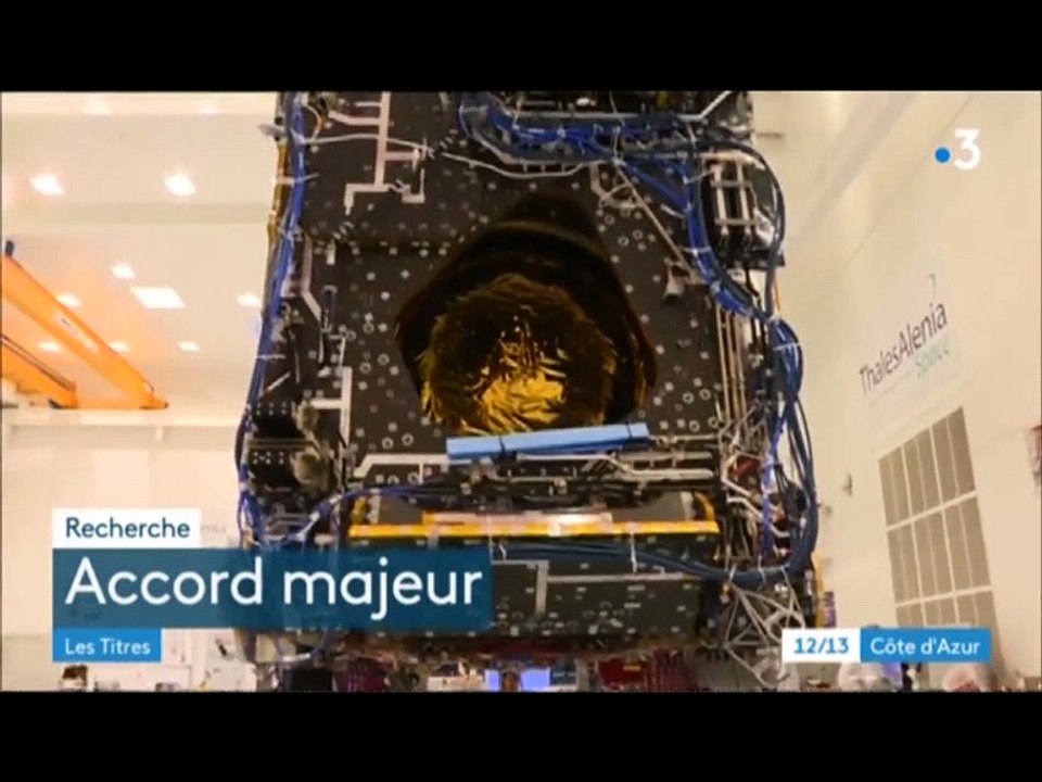 Création du laboratoire commun OCA, CNRS, UNS et Thales Alenia Space