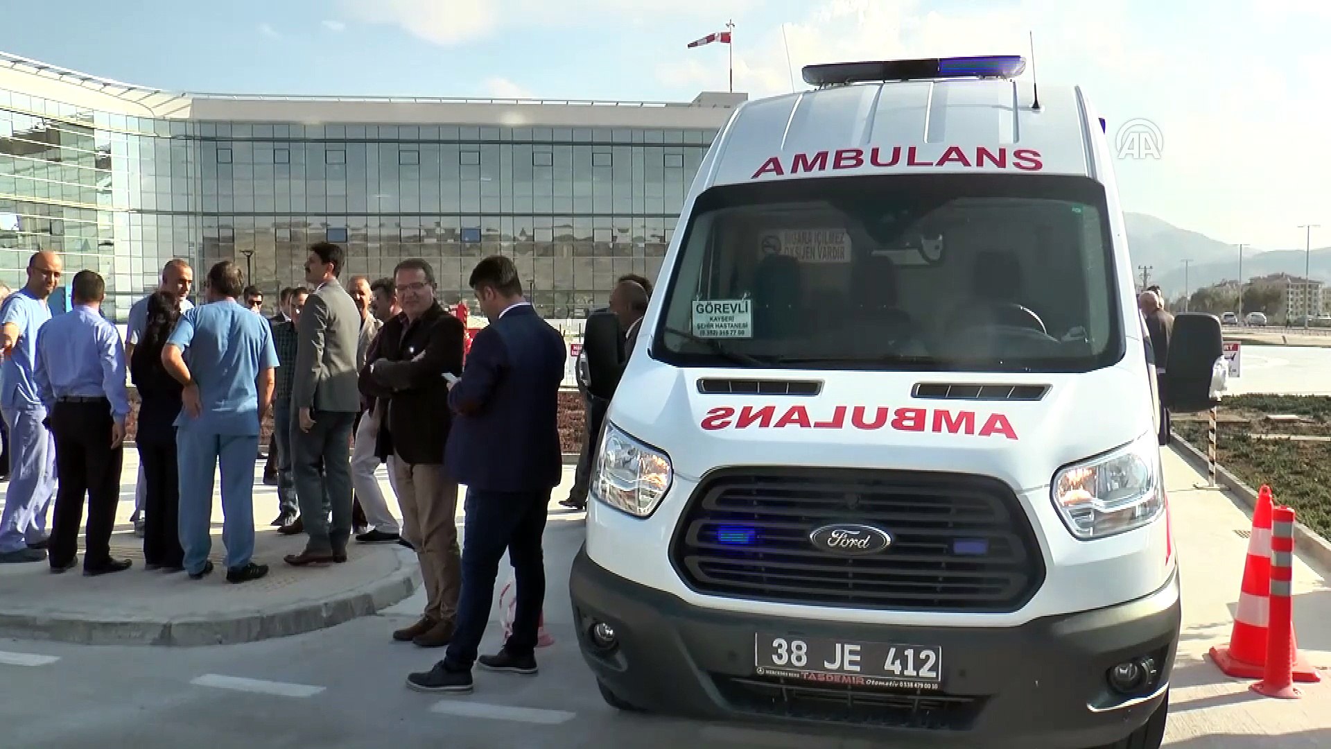 kayseri sehir hastanesi nde hava ambulans hizmeti basladi dailymotion video