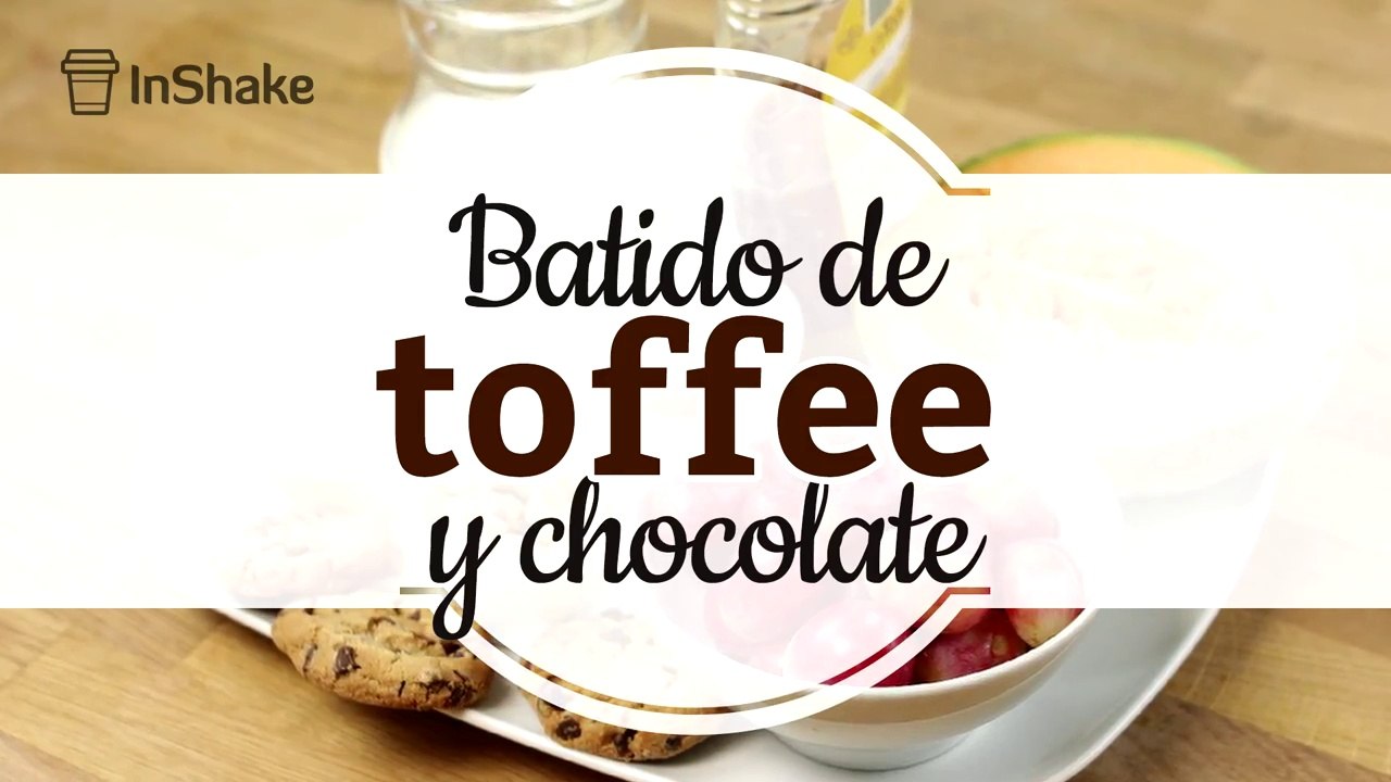 Batido de toffee y chocolate