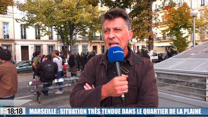 Le 18:18 - Marseille: aménagement de la Plaine, face-à-face musclé  entre police et opposants au projet