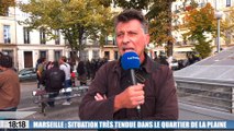 Le 18:18 - Marseille: aménagement de la Plaine, face-à-face musclé  entre police et opposants au projet