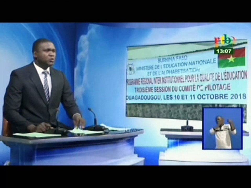 RTB/3ème session du comite de pilotage du programme régional inter institutionnel pour la qualité de l’éducation