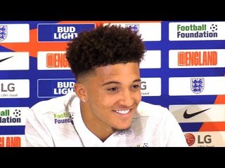 Jadon Sancho Press Conference Ahead Of England's Upcoming Matches Against Croatia & Spain