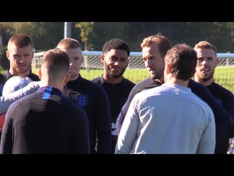 England Train Ahead Of Nations League Matches Against Croatia & Spain