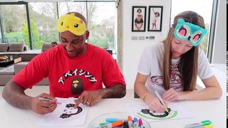 3 MARKER CHALLENGE | Mommy VS Daddy | Toys AndMe