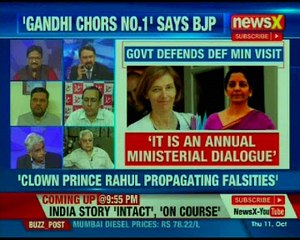 Rafale Deal Row | Rahul Gandhi attacks Nirmala Sitharaman's visit to France | Nation at 9