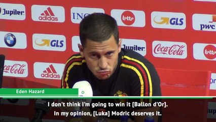 Modric should win Ballon d'Or - Hazard