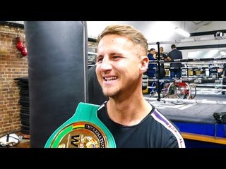 INSPIRING ex boxer Tommy Martin gets WBC BELT & NEW JOB