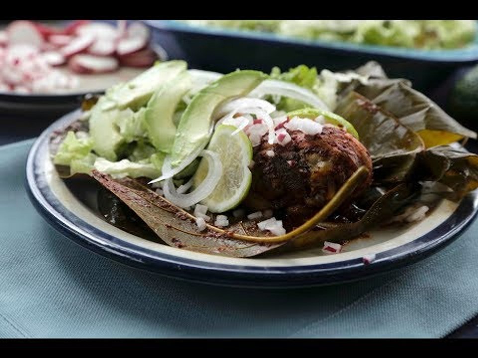 Mexican style barbecue chicken Mexican chicken barbacoa video