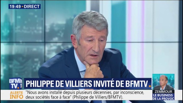 Philippe de Villiers attend d'Emmanuel Macron qu'il se retrouve dans sa fonction