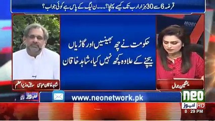 Political Party Can Not Change NAB Laws Because,, Shahid Khaqan Abbasi