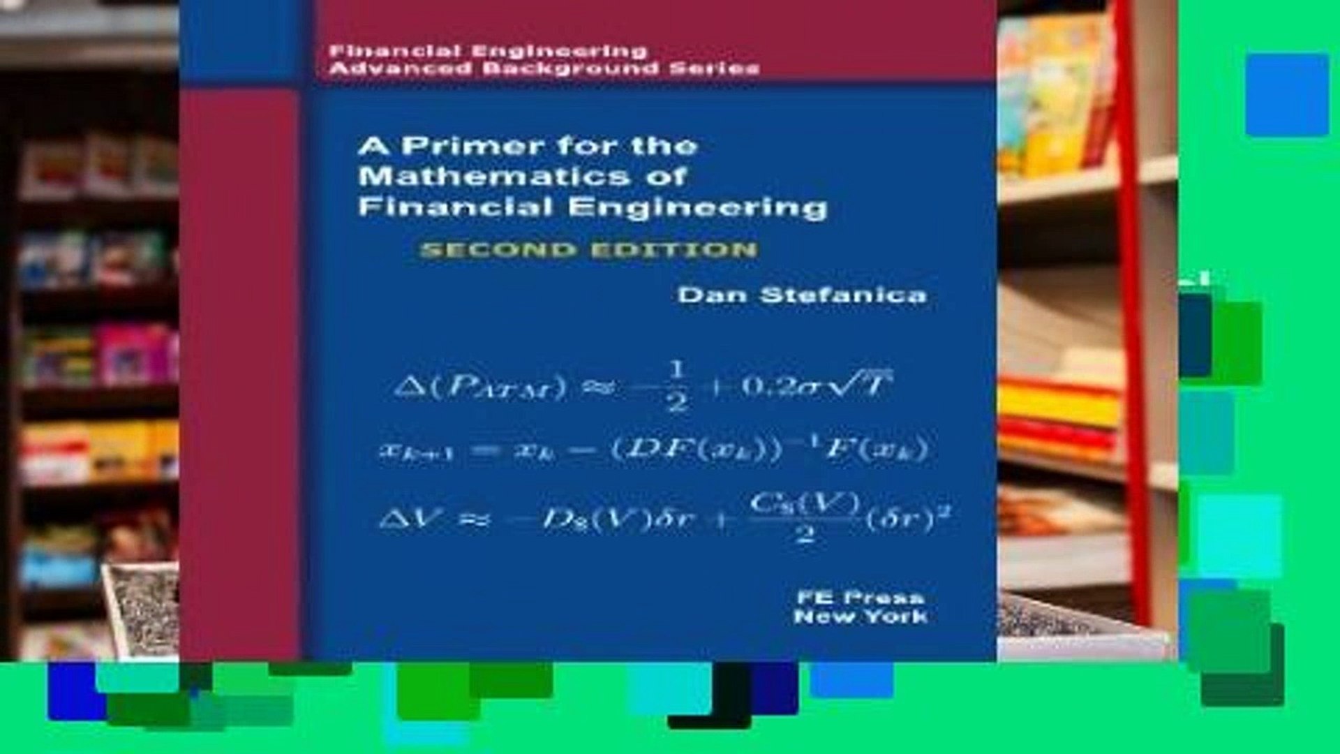 Review A Primer For The Mathematics Of Financial Engineering