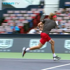 Alexander Zverev fait peur à un ramasseur de balle -Shanghai