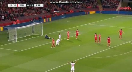 Paco  Goal  HD    Wales 0 - 3	 Spain  11-10-2018