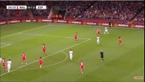 Paco Alcacer second goal - Wales 0-3 Spain