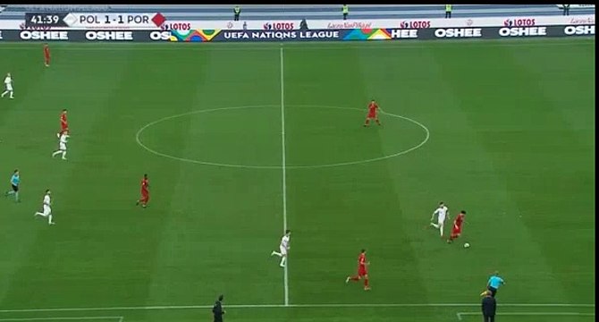 Poland 1 - 2 Portugal 11/10/2018 Glik K. (Own goal), Portugal Super Amazing Goal 43' HD Full Screen EUROPE: UEFA Nations League - League A - Round 3 .