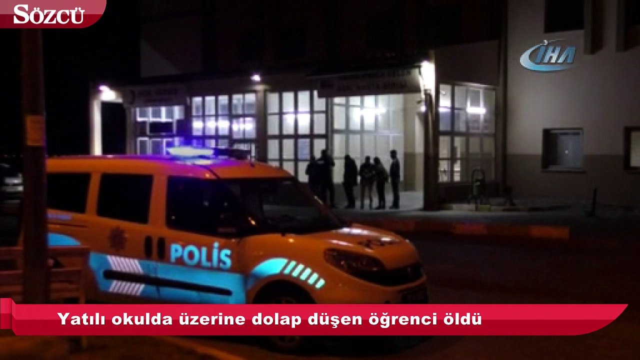 Yatılı okulda üzerine dolap düşen öğrenci öldü