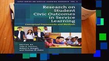Popular Research on Student Civic Outcomes in Service Learning: Conceptual Frameworks and Methods