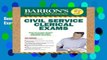 Best product  Barron s Civil Service Clerical Exam (Barron s Civil Service Clerical Exams)