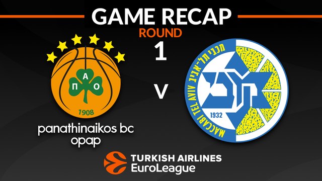 Highlights: Panathinaikos OPAP Athens - Maccabi FOX Tel Aviv