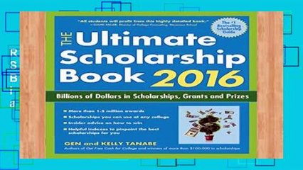 Review  The Ultimate Scholarship Book 2016: Billions of Dollars in Scholarships, Grants and Prizes
