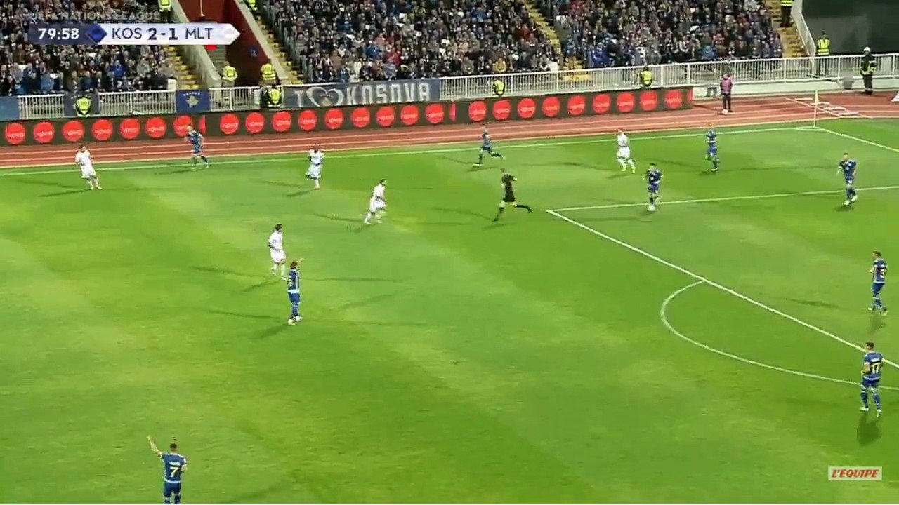 Benjamin Kololli 2nd Goal - Kosova 3-1 Malta