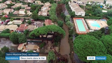 Inondations : deux morts et de nombreux dégâts dans le Var