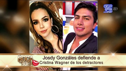 Josdy Gonzáles defiende a Cristina Wagner de los detractores