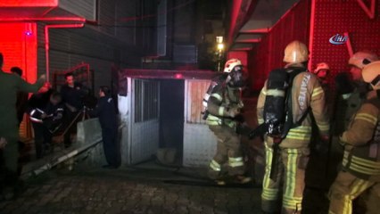 Mobilya atölyesinde korkutan yangın