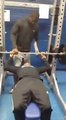 BENCH PRESS FAIL, GUY TRIES TO BENCH PRESS 185 LBS AND FAIL