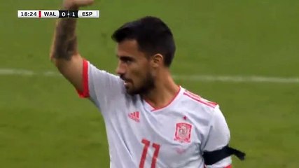 Sergio Ramos  Goal HD - Wales	0-2	Spain 11.10.2018