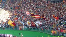 Derby, coro pazzesco Curva Sud Roma vinci insieme a noi