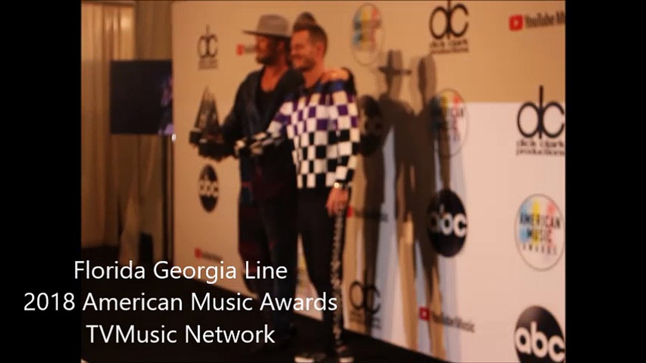 Florida Georgia Line Backstage at 2018 American Music Awards