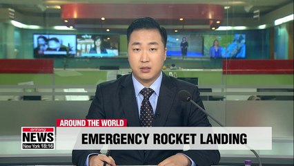 U.S., Russian astronauts make emergency landing after rocket booster failure