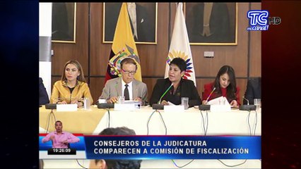 Consejeros de la judicatura comparecen a comisión de fiscalización