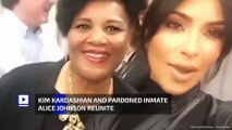 Kim Kardashian and Pardoned Inmate Alice Johnson Reunite