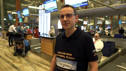 Despega vuelo comercial más largo del mundo, de Singapur a NY