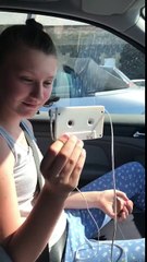 Young Girl Doesn't Know What A Cassette Tape Is