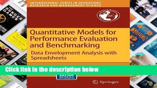 [P.D.F] Quantitative Models for Performance Evaluation and Benchmarking: Data Envelopment Analysis